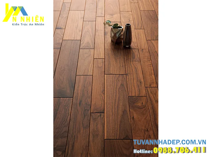 mẫu sàn nhà đẹp bằng gỗ sồi mỹ
