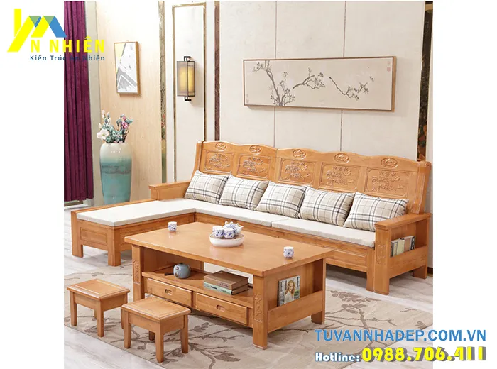 bàn ghế đẹp từ gỗ tần bì