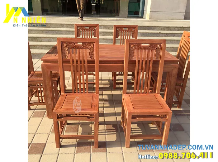 làm bàn ghế từ gỗ tần bì