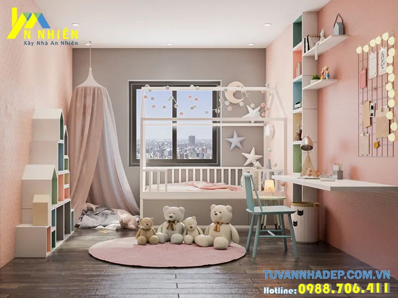 Thiết kế nội thất phòng ngủ cho trẻ em