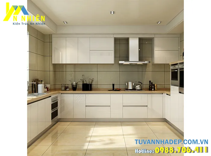 tủ bếp từ gỗ nhựa