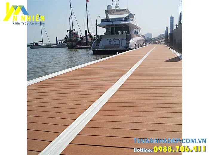 gỗ nhựa làm sàn