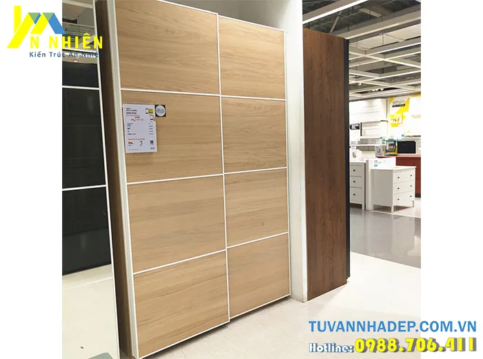 vách ngăn từ gỗ nhựa