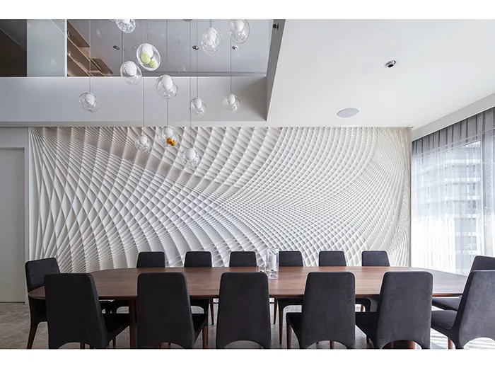 Phòng họp được thiết kế hiện đại tối ưu không gian