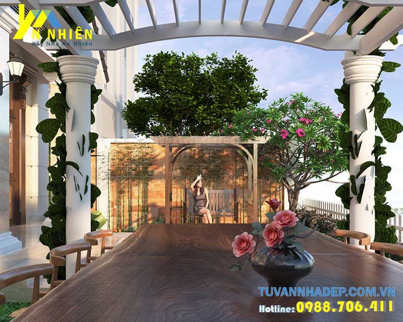 hình ảnh sân vườn biệt thự đẹp