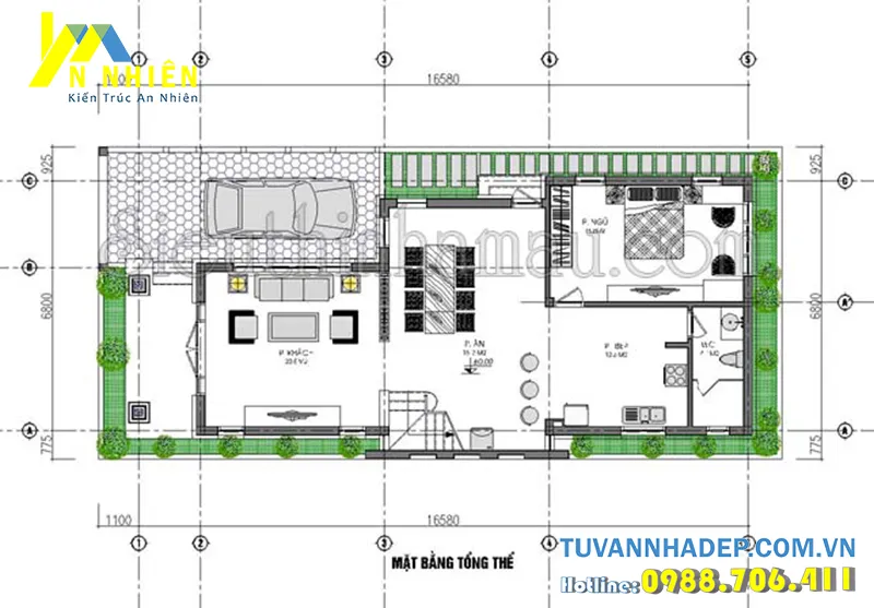 hình ảnh mặt bằng tầng 1