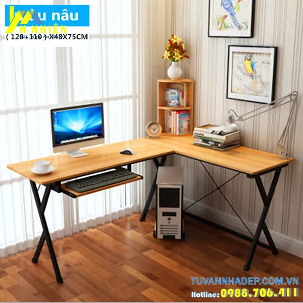 mẫu bàn kết hợp giữa công việc và giải trí