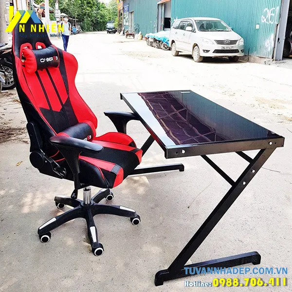 bàn gaming kiểu dáng hiện đại