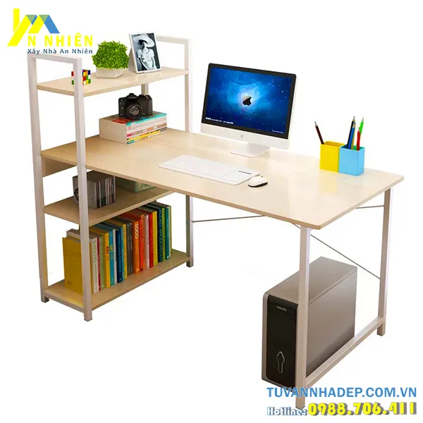 mẫu bàn làm việc đẹp 1m - 3