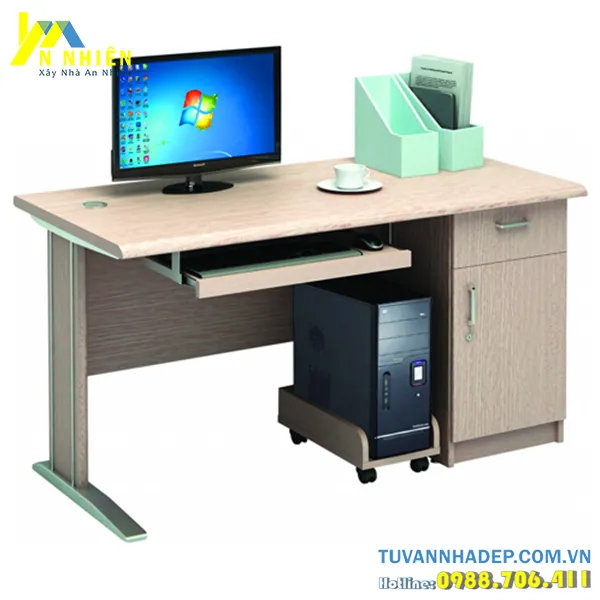 mẫu bàn làm việc đẹp 1m - 2