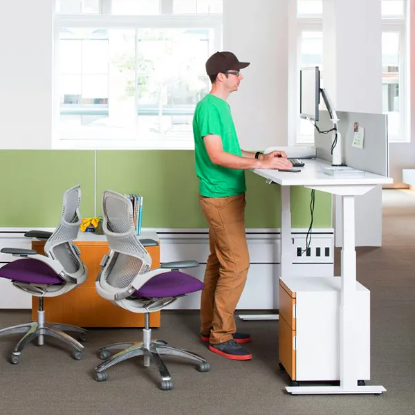 bàn làm việc đứng mẫu 5