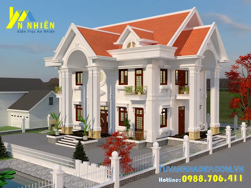 ngôi nhà thông thoáng với nhiều cửa sổ