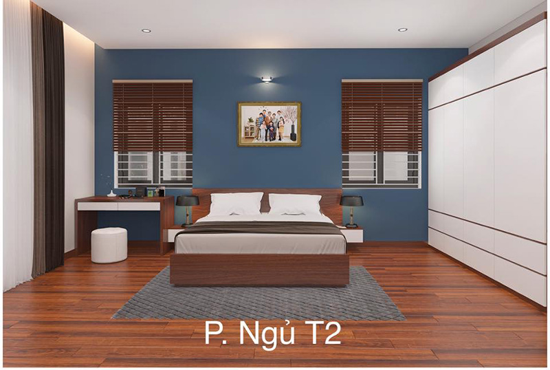 view chính diện phòng ngủ