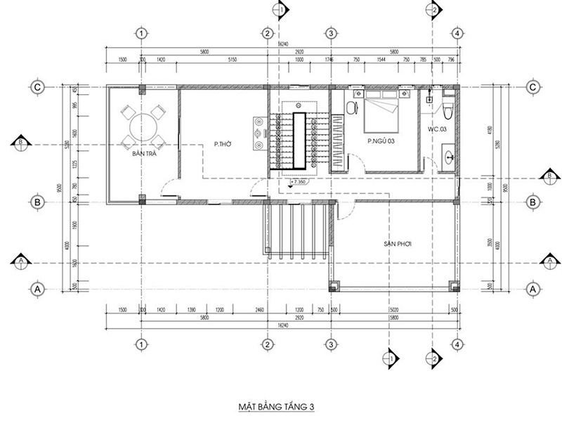 công năng tầng 3