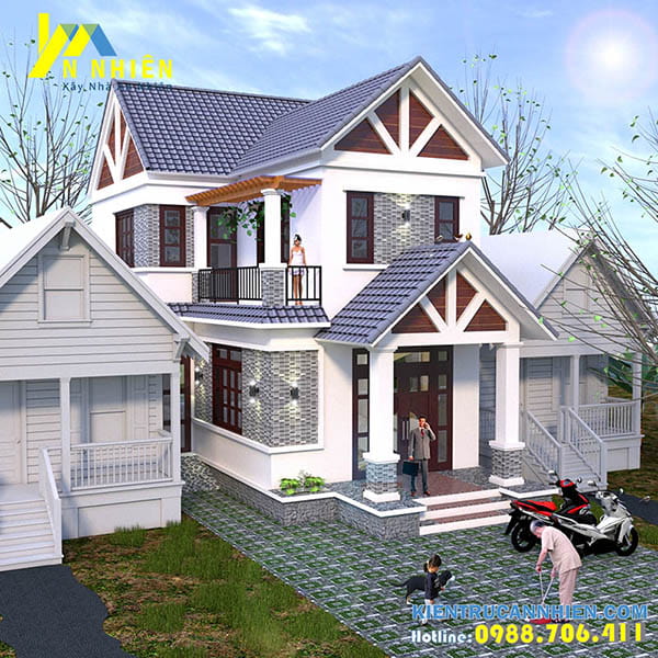 Biệt thự mái thái 2 tầng 119m2