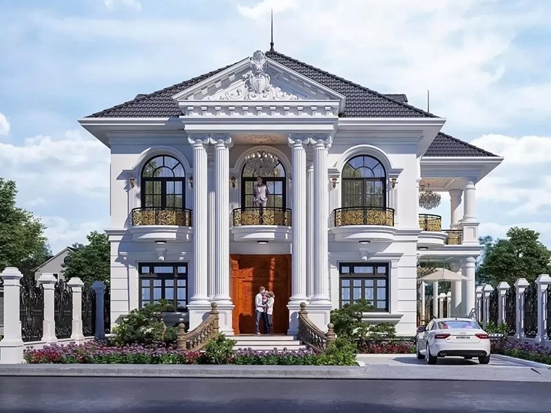 biệt thự tân cổ điển 5 phòng ngủ