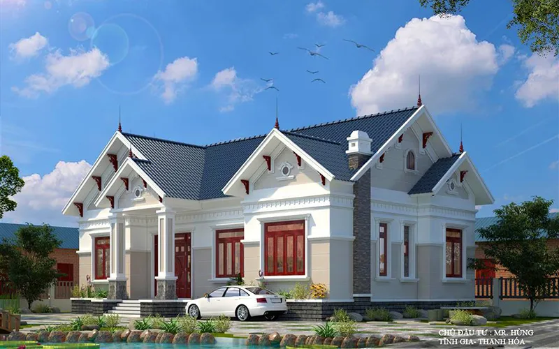 biệt thự vườn 120m2 đẹp