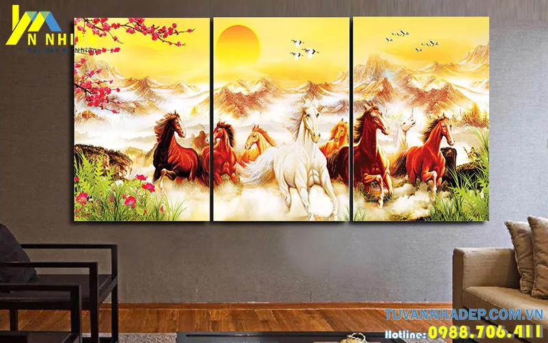 những điều cấm kỵ khi treo tranh