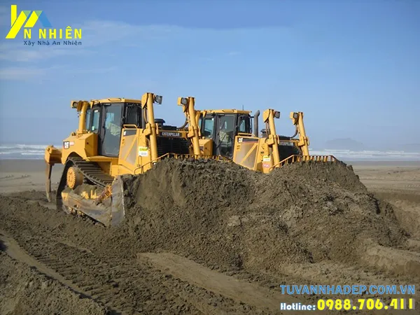 công tác san nền sử dụng cát đen vừa đảm bảo chất lượng vừa đảm bảo chi phí