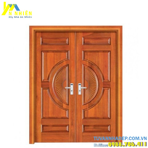 mẫu cửa gỗ 2 cánh đẹp
