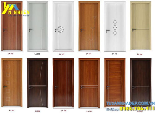 tổng hợp các mẫu cửa gỗ công nghiệp đẹp