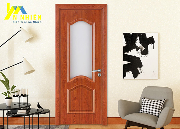 mẫu cửa kính khung gỗ đẹp