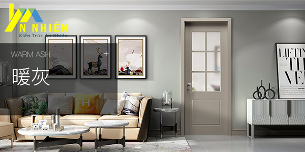 cửa 1 cánh bằng kính khung gỗ