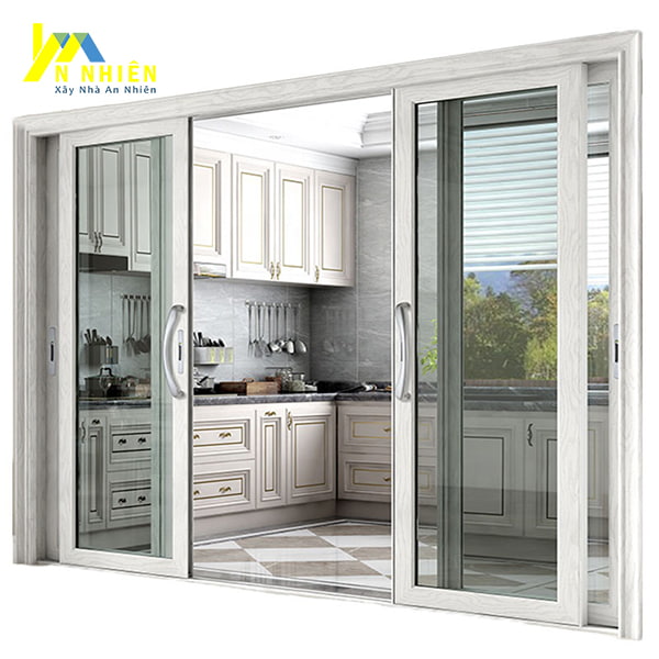 cửa lùa phòng bếp