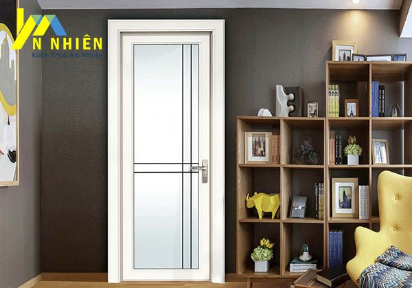 mẫu cửa nhà tắm bằng nhôm kính