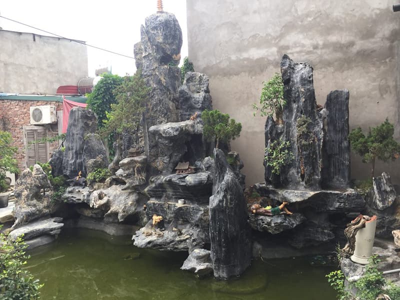 đá trầm tích sử dụng để làm hòn no bộ