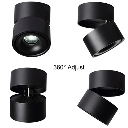 thiết kế đèn có thể quay 360 độ
