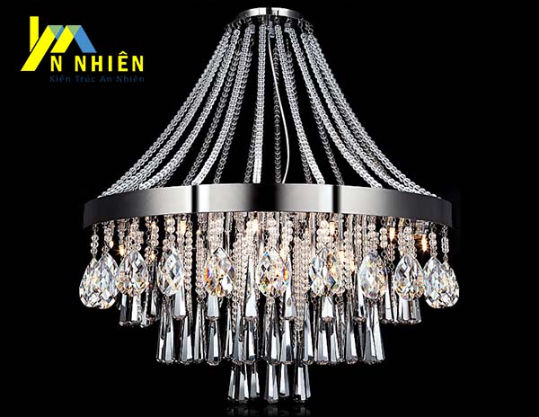 hình ảnh đèn chùm pha lê đẹp