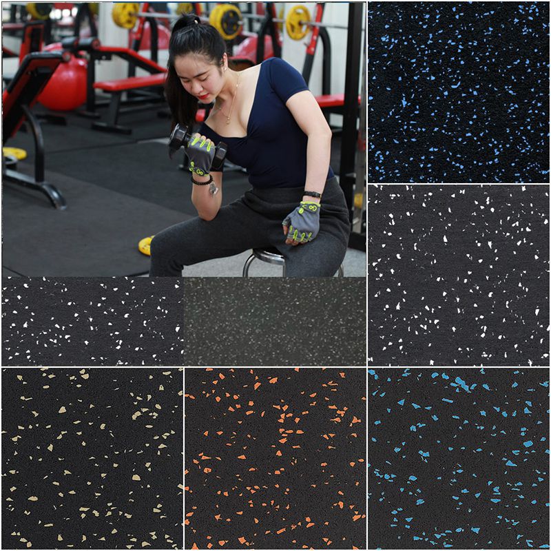 thi công gạch cao su cho phòng gym