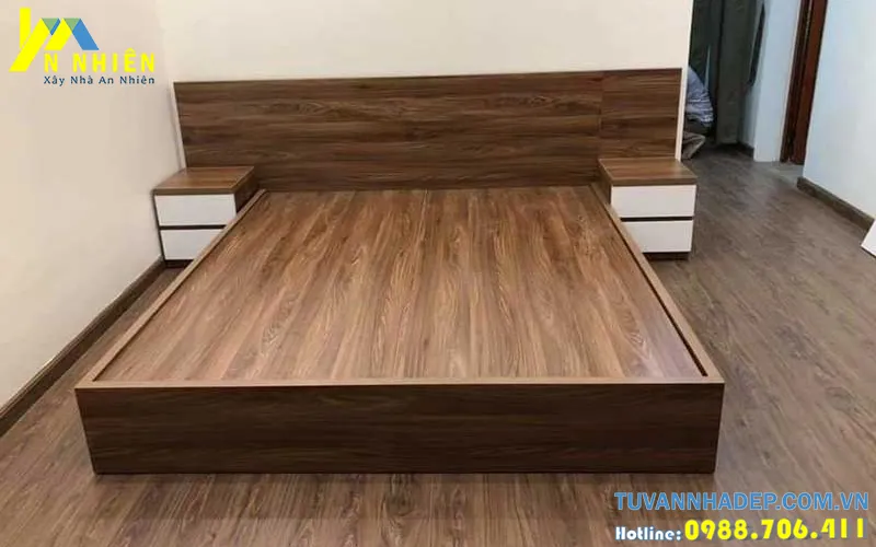 giường gỗ mfc