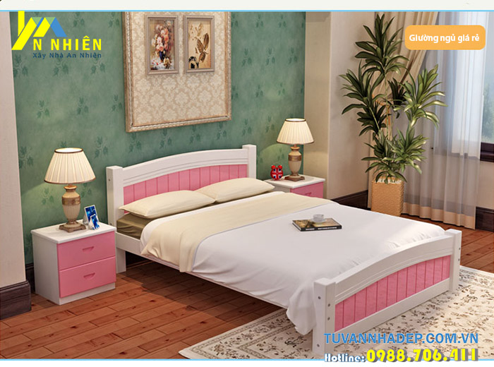 giường gỗ công nghiệp