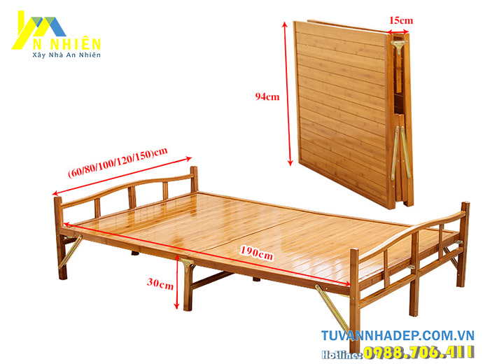 mẫu giường gỗ tự nhiên giá rẻ