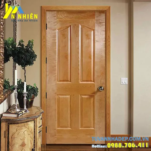 mẫu cửa phòng ngủ đẹp với kích thước chuẩn phong thủy
