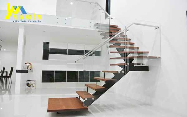 hình ảnh lan can kính cường lực