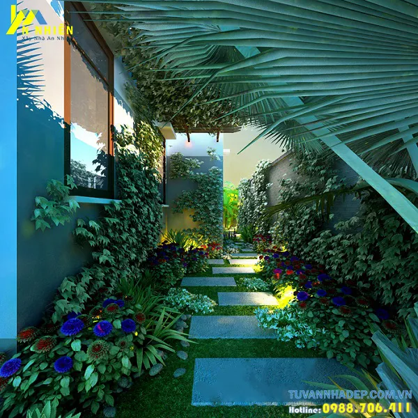 Tiểu cảnh sân vườn biệt thự đẹp