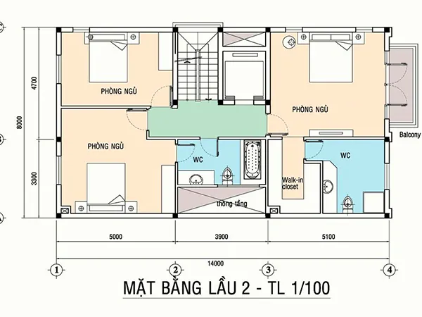 bố trí công năng biệt thự tân cổ điển