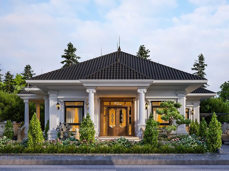 biệt thự cổ điển 1 tầng