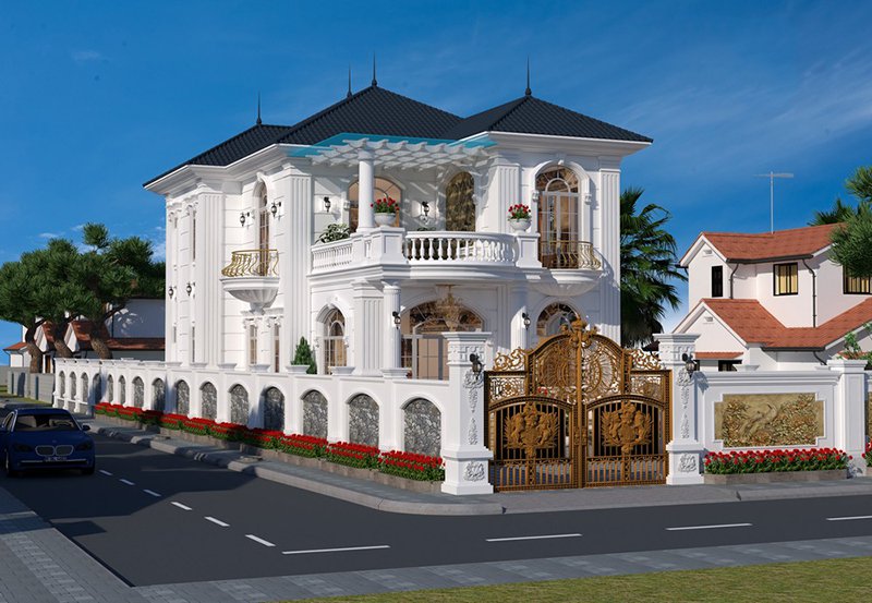 mẫu biệt thự cổ điển đẹp