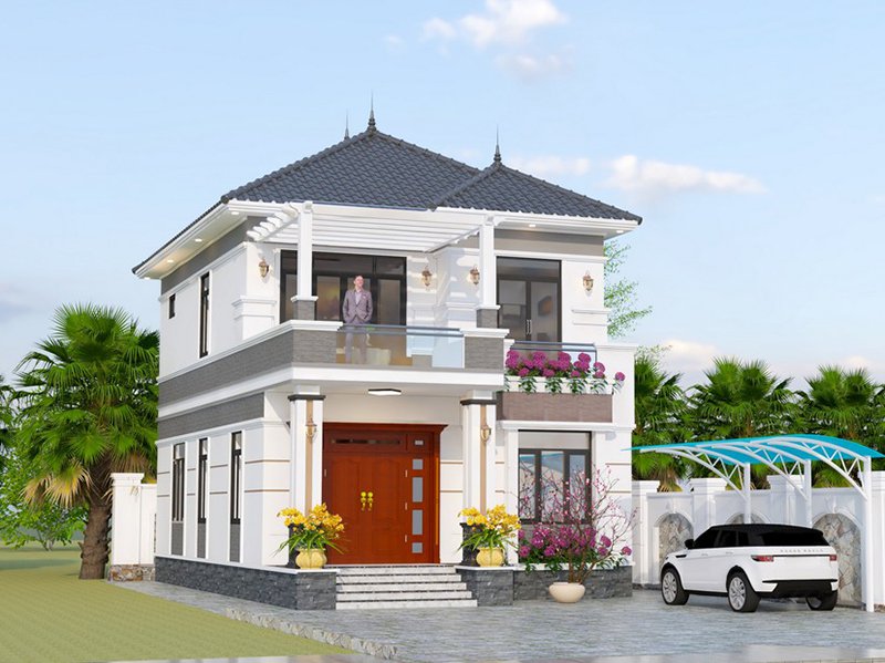 biệt thự 2 tầng hiện đại 150m2