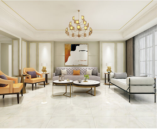 phòng khách lát gạch men đẹp - mẫu 11