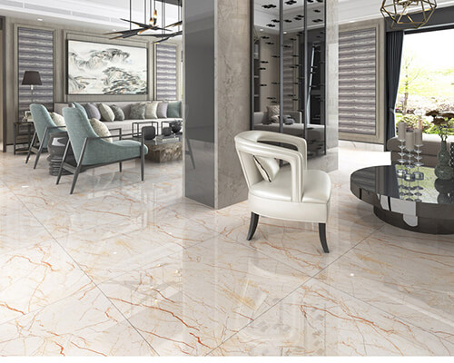 phòng khách lát gạch men đẹp - mẫu 22