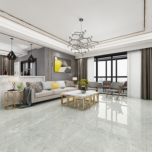 phòng khách lát gạch men đẹp - mẫu 3