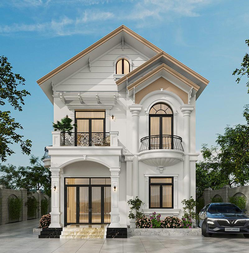 mẫu nhà 3 phòng ngủ 100m2