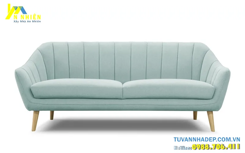 ghế sofa màu xanh nhạt