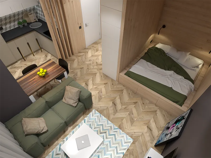 Ý tưởng trang trí nội thất căn hộ diện tích nhỏ 30m2