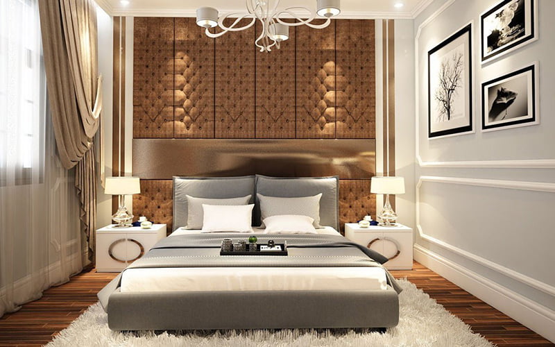 phòng ngủ trang trí hiện đại